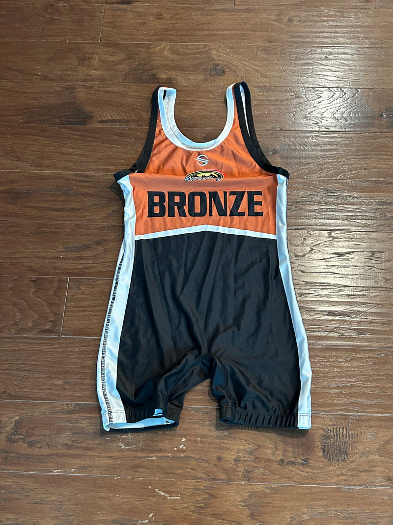 Bronze Wrestling singlet