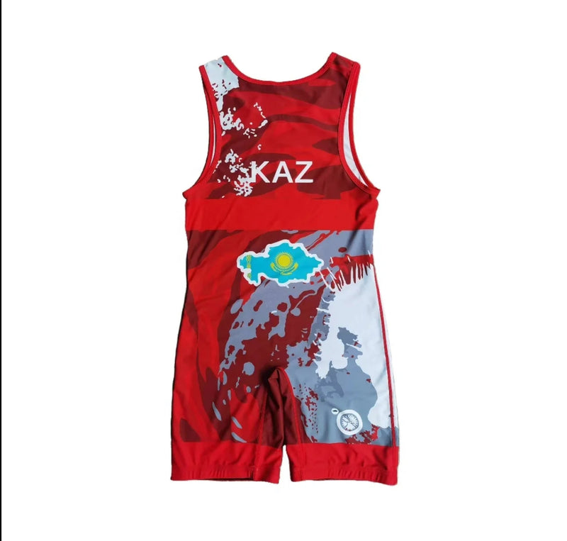 Team Kazakhstan Singlet Red