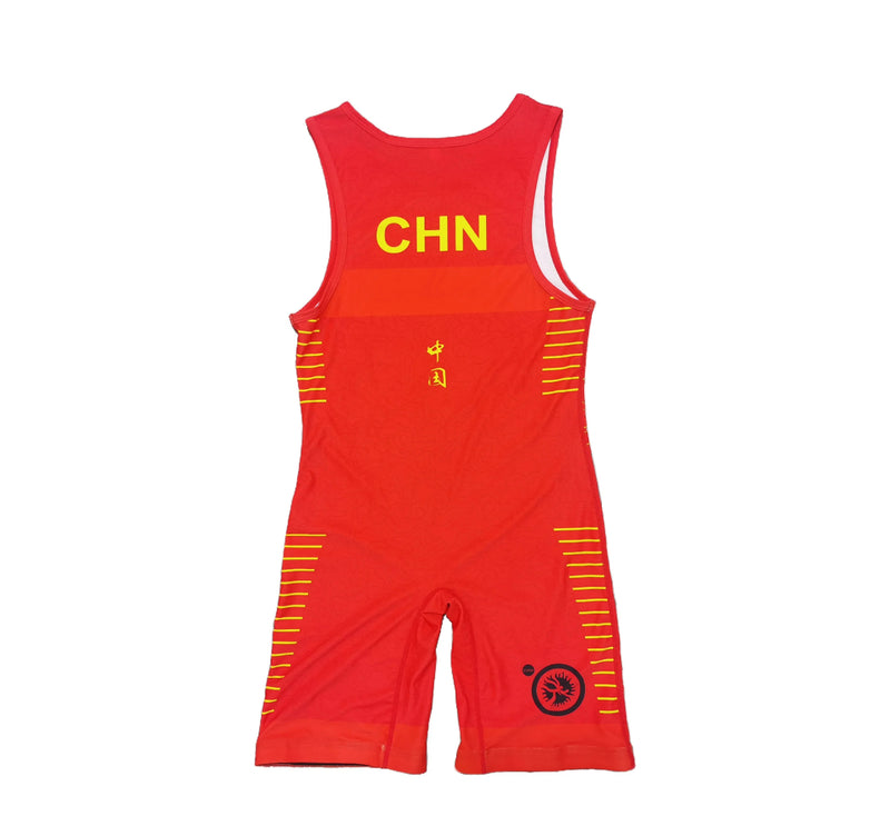 China Singlet Red