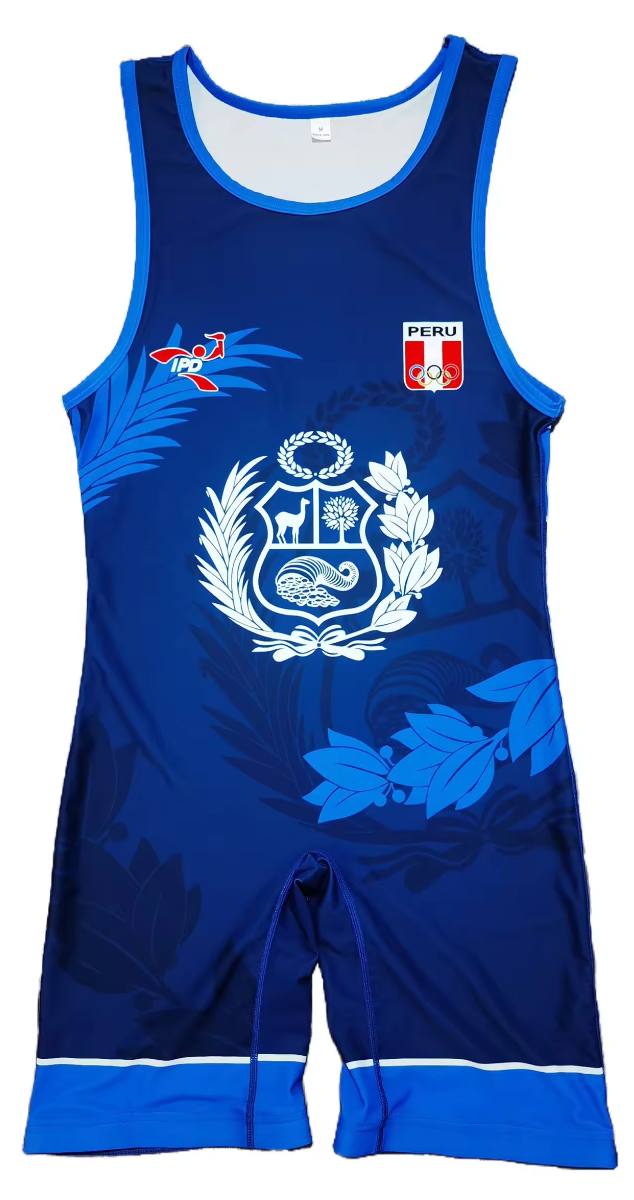 Peru Singlet Blue