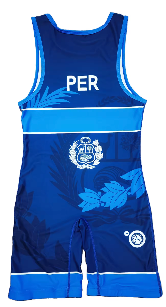 Peru Singlet Blue