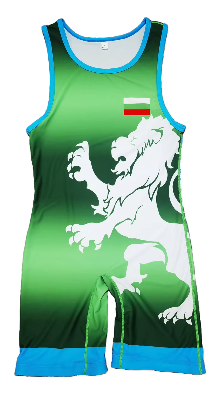 Bulgaria Singlet Blue