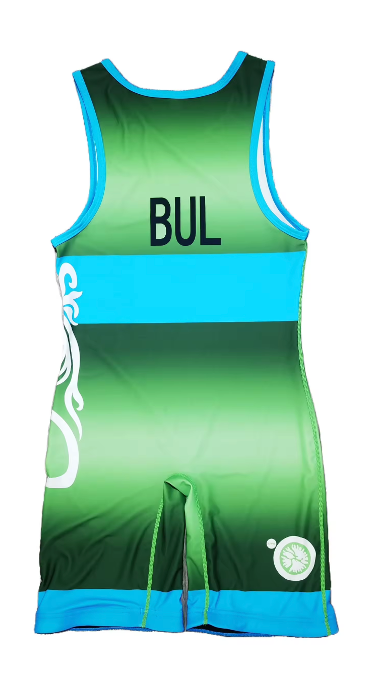 Bulgaria Singlet Blue