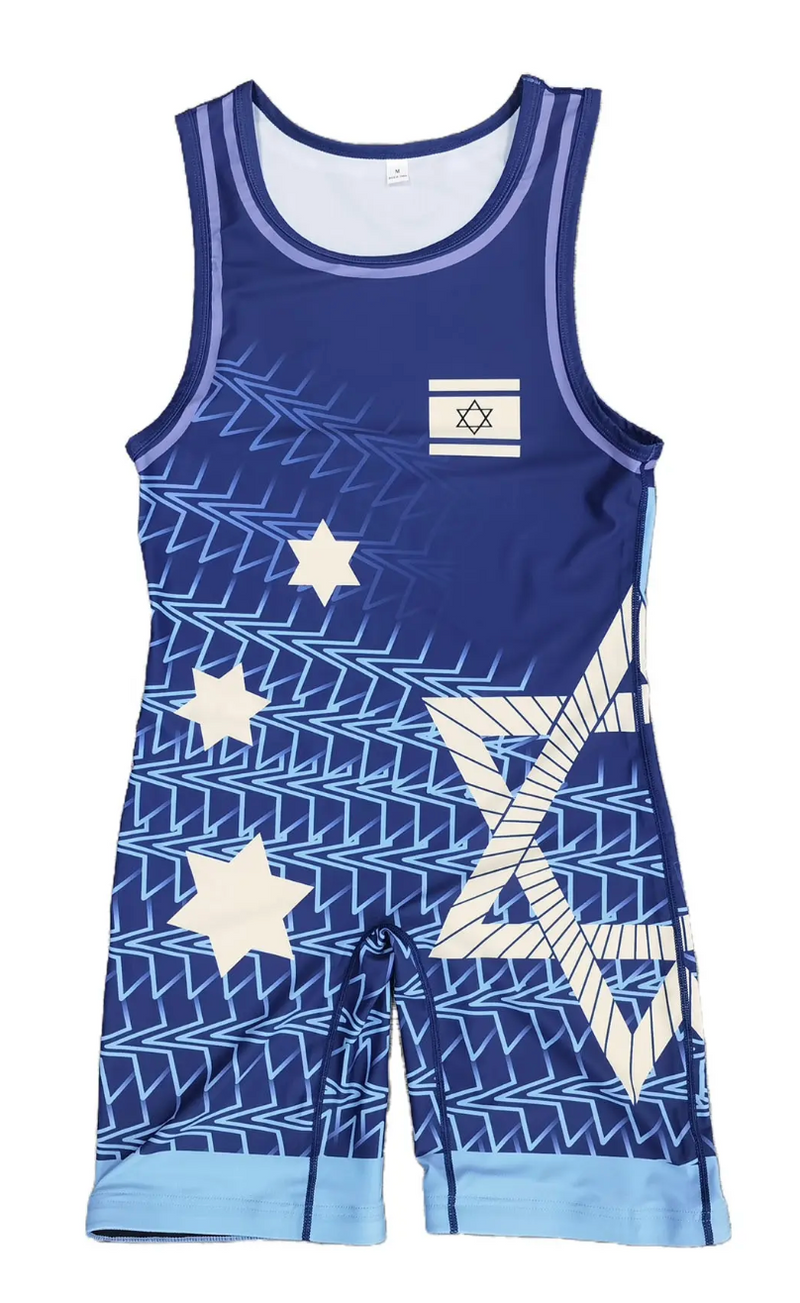 Team Isreal Singlet Blue