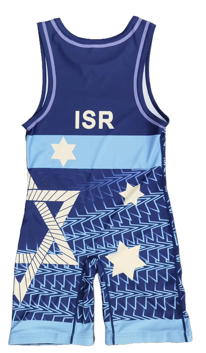 Team Isreal Singlet Blue